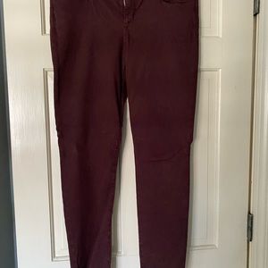 Joes burgundy jeans